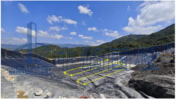 庫(kù)底探測(cè)路徑示意圖